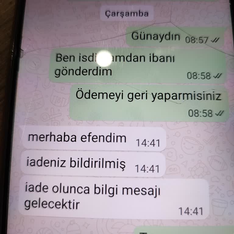 Ödediğim 1.290 TL İade Edilmedi ve Ürün Stokta Değildi