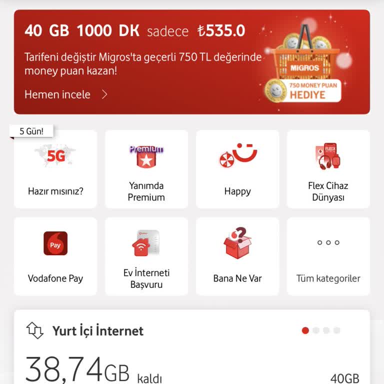 750 TL Money Kampanya Kodu SMS Olarak Alınmadı