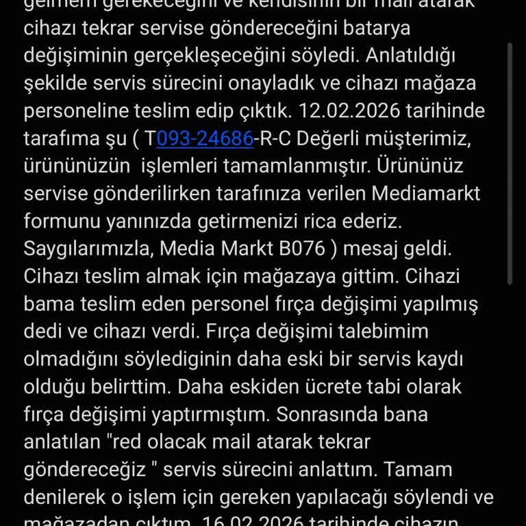 Uzatılmış Sigorta Kapsamında Batarya Değişimi Reddedilmesi Ve Yanıltıcı Bilgi