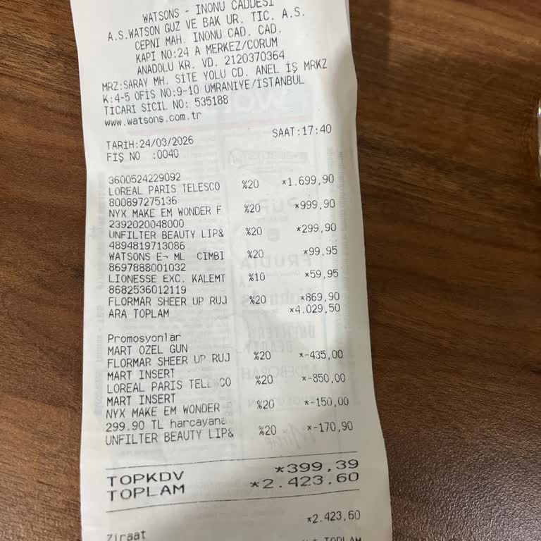 Watsons’ta Alerjik Reaksiyonlu Fondöten İçin İade Reddi Ve Sağlık Mağduriyeti