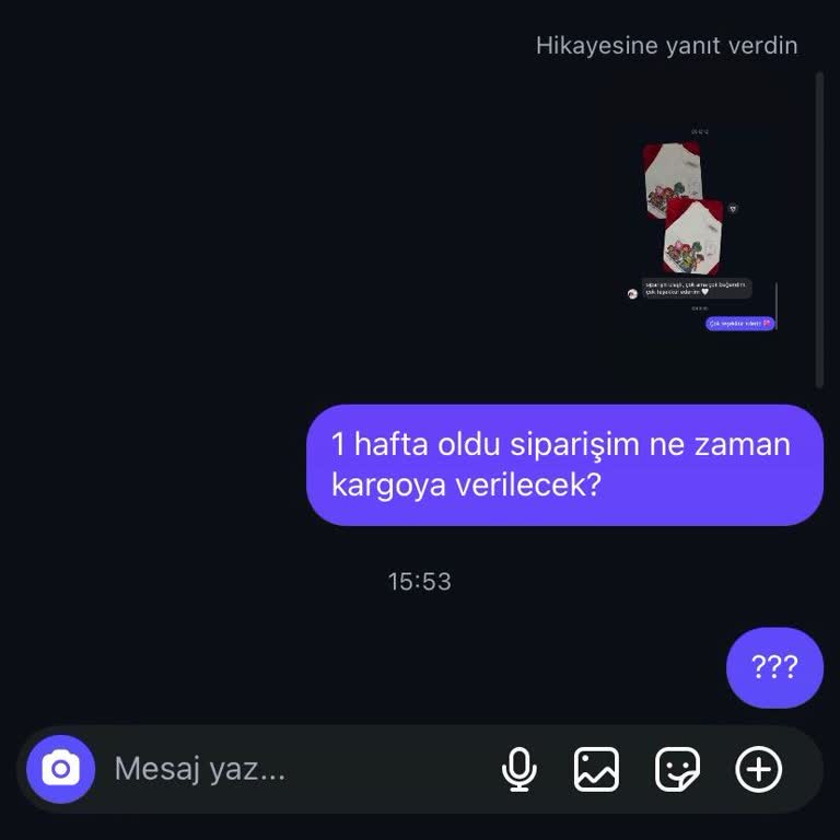 T-Shirt Siparişi Gecikmesi Ve Yanıtsızlık İçin Hızlı Çözüm Talebi