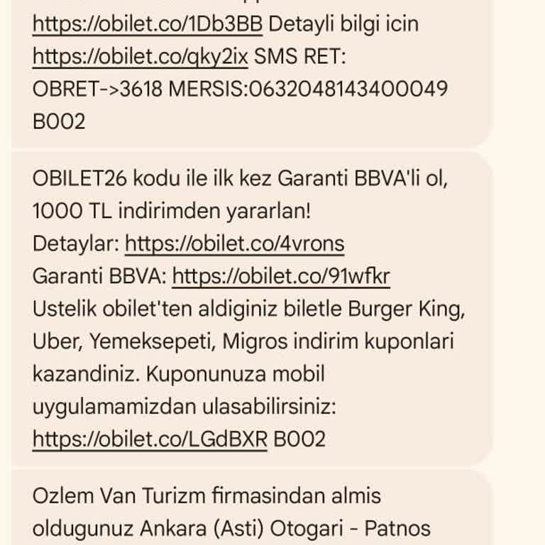 Obilet’te Yanlış Bilet Seçimi Sonrası Kısmi İade Reddi
