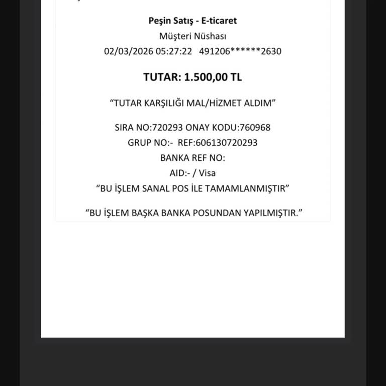 Bozuk Sarma Siparişi Ve Satıcı İletişimsizliği Nedeniyle İade Talebi