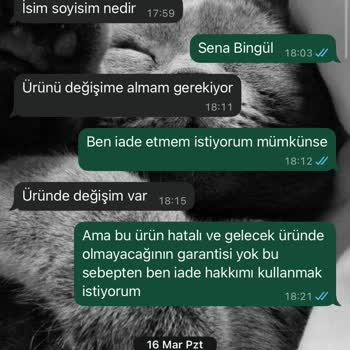 Hatalı Trençkot İade Reddi Ve Değişim Süresi Yanıltıldı