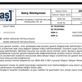 Krem Renk Koltuk Yanlış Gönderildi Ve Ücretsiz Orta Puf Teslim Edilmedi
