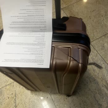 Pegasus Kırık Valizime Sorumluluk Almıyor