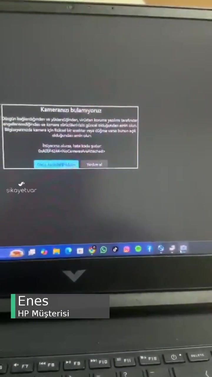 HP Victus 15 Fa1008NT Kamera Arızası videonun kapak resmi