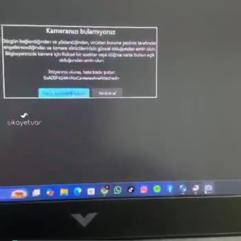 HP Victus 15 Fa1008NT Kamera Arızası