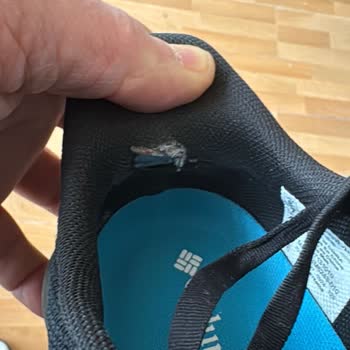 Columbia Shoes Inner Lining Tears After 1.5 Months of Use