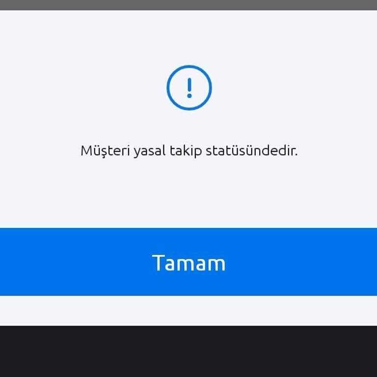 Bloklanan Hesap Ve Yanlış Bilgilendirme Sonrası Kalan Taksitim Tahsil Edilmedi