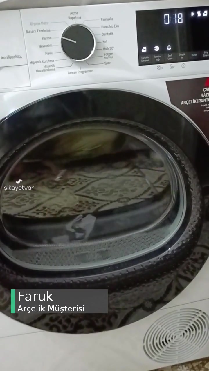 Arçelik Kurutma Makinesinde Çözülmeyen Aşırı Ses Problemi videonun kapak resmi