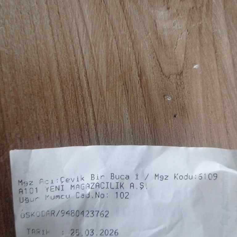 Buca Çevik Bir'deki A101 Personelinin Saygısız Davranışı