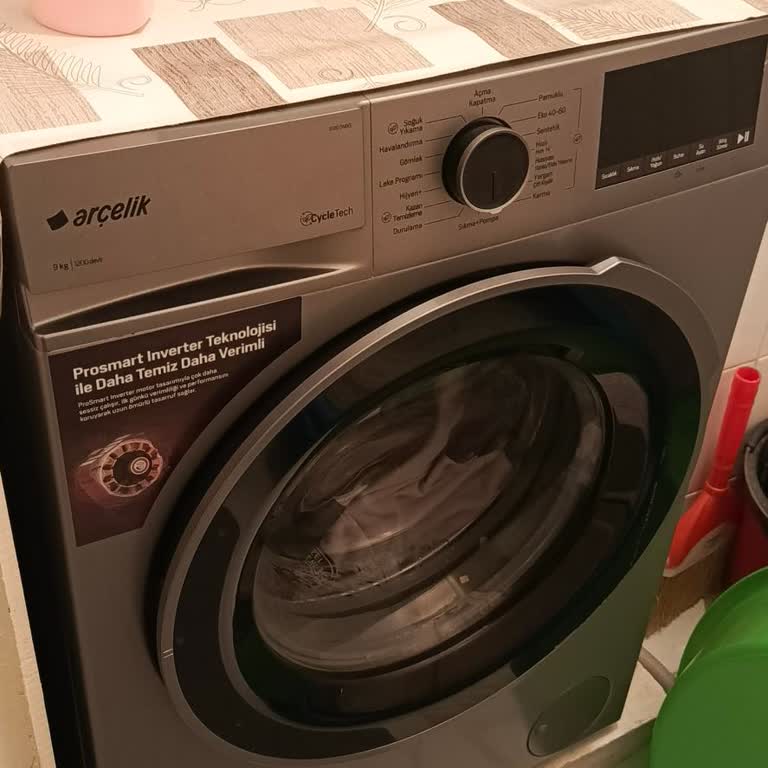 Arçelik Çamaşır Makinesi İlk Günden Aşırı Hareket Ederek Güvenlik Riski Taşıyor