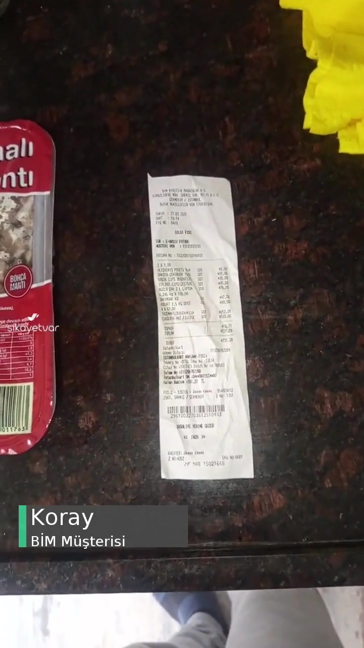 BİM'den Alınan Mantı Küf Tutmuş! videonun kapak resmi