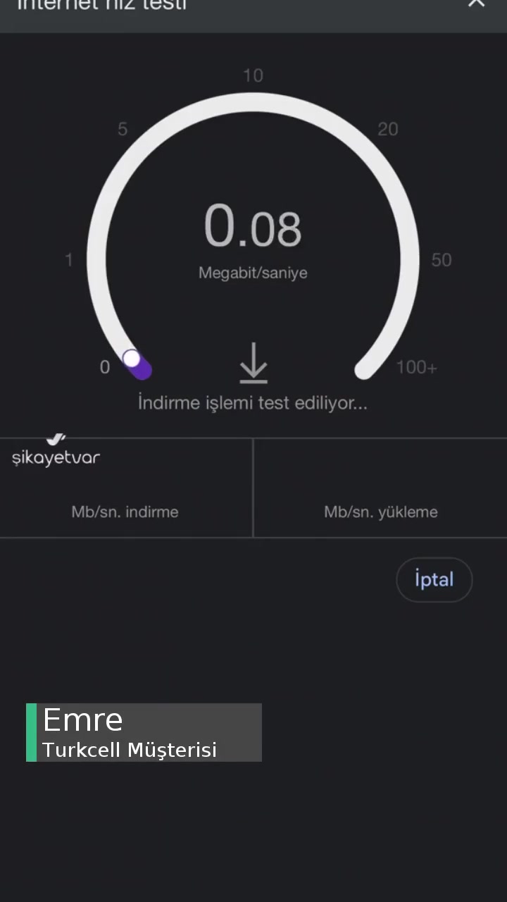 Turkcell Mobil İnternet Hız Düşüklüğü videonun kapak resmi
