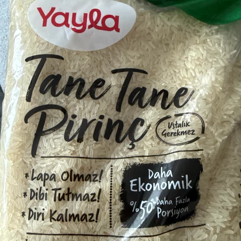 A101 Markette Yayla Tane Tane Pirinçte Aşırı Kötü Koku Ve Para İadesi Talebi