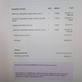 Migros Hesabım Keyfi Olarak Kapatıldı Ve Sipariş İptali Zorunlu Kılındı