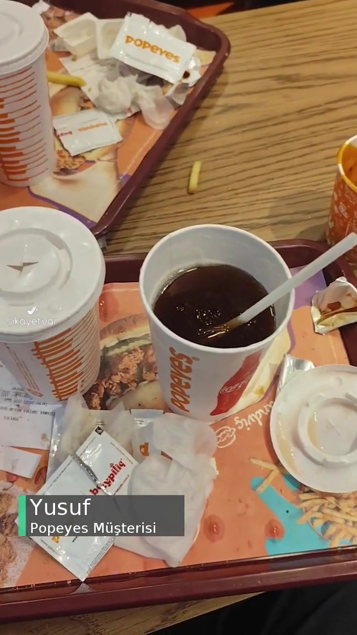 Popeyes Masa Temizliği videonun kapak resmi