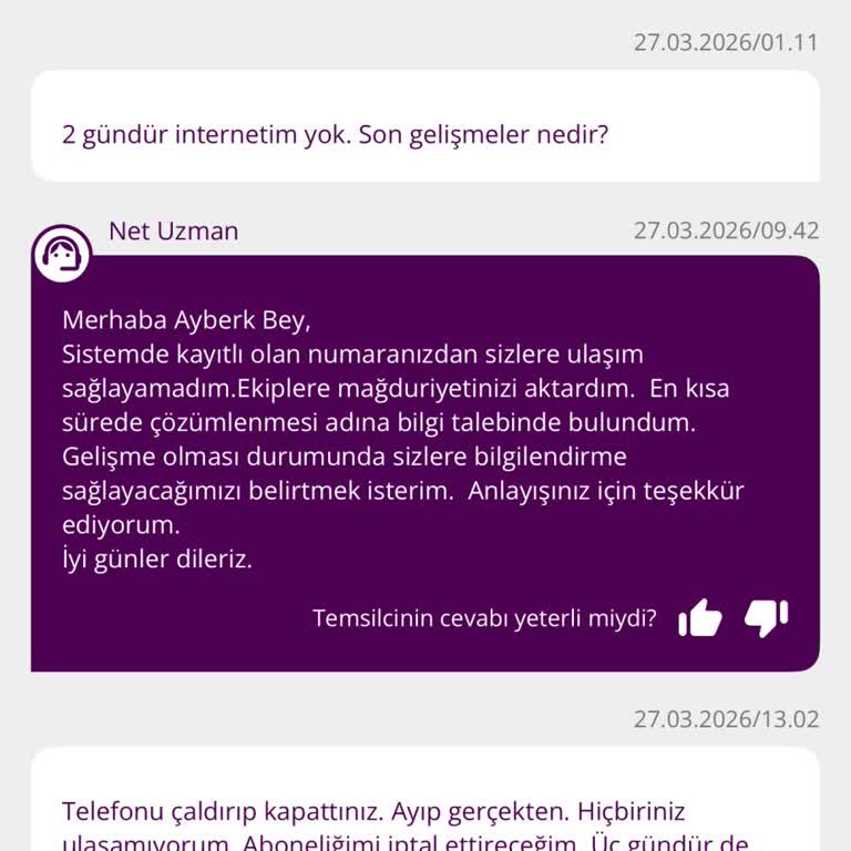 TurkNet Kesintisi Ve Haksız Fatura
