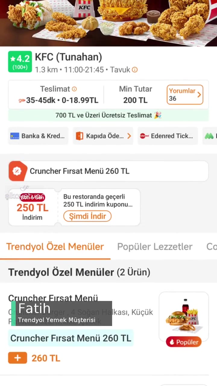 Trendyol Yemek GO Kupon Vaadi! videonun kapak resmi