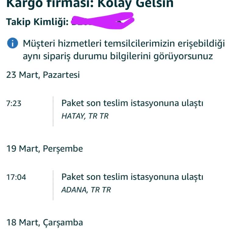 Kolay Gelsin Kargo Teslimatı Gecikiyor Ve İletişim Yok