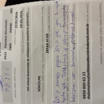 4000 TL'lik Kazak Omuzunda Kırılma, İnceleme Redleri Ve Değişim İsteği