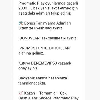 Deneme Bonusundan Sonra Çevrim Engeli Ve Tekrar 2.000 TL Yatırma Şartı