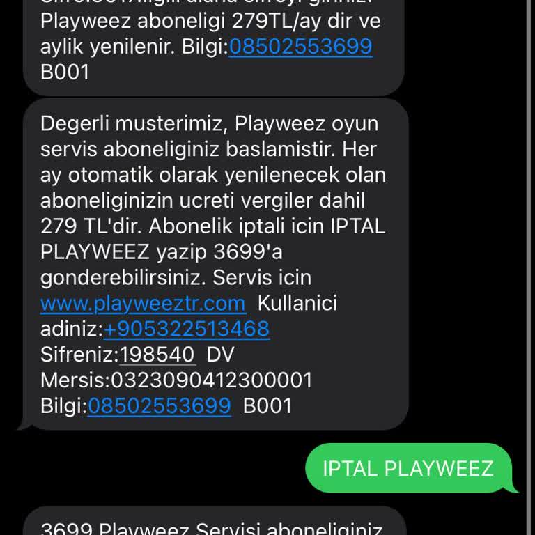 İzin Almadan Başlatılan Playweez Aboneliği Ve Haksız 279 TL Ücreti