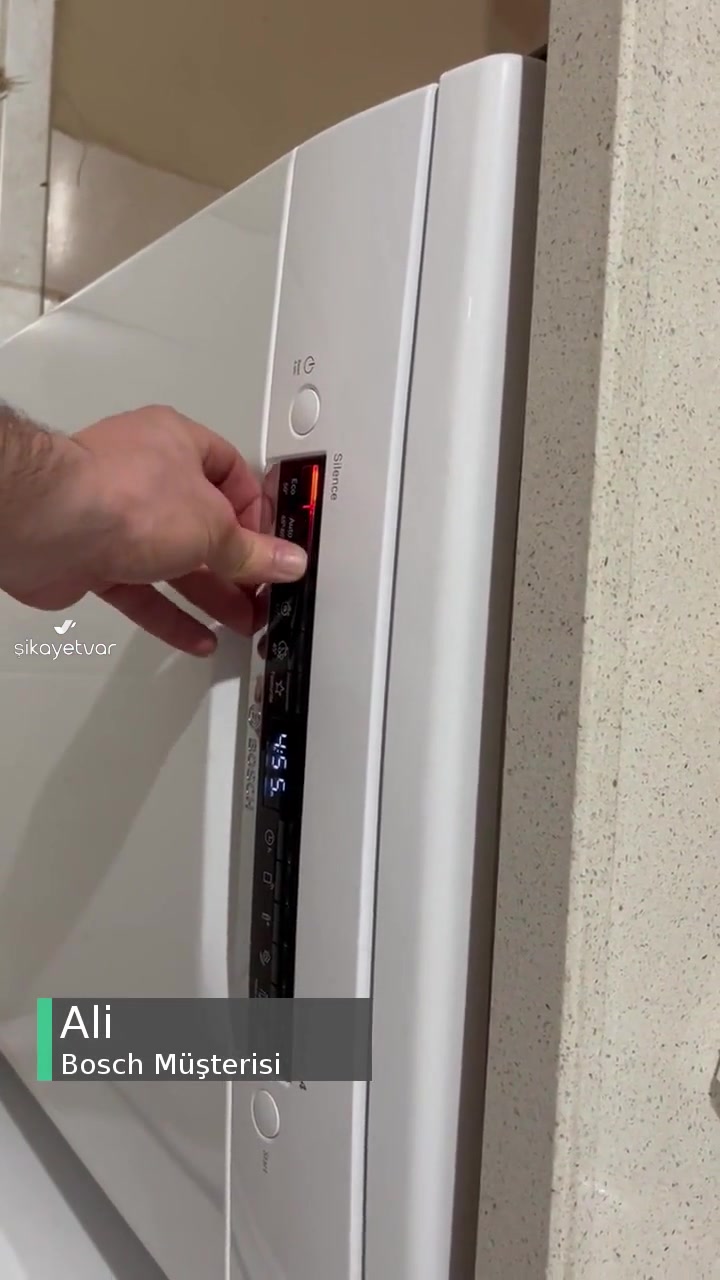 Bosch Serie 4 Bulaşık Makinesi Program Geçiş Sorunu videonun kapak resmi