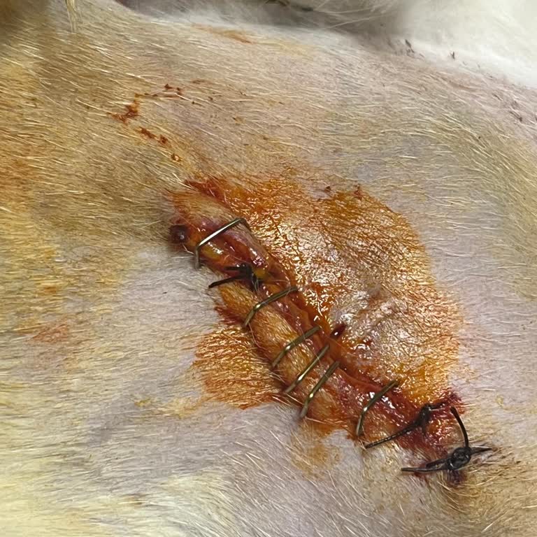 Kedinin Ameliyatında Cerrahi İpin Bırakılması Ve Ciddi İhmal