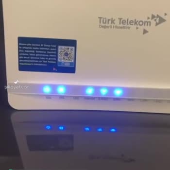 Türk Telekom Bir Sorun Gözükmemesine Rağmen İnternet Yok Evde