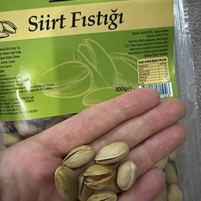 Kötü Kokulu Ve Nemli Harran Siirt Fıstığı İçin İade Talebi