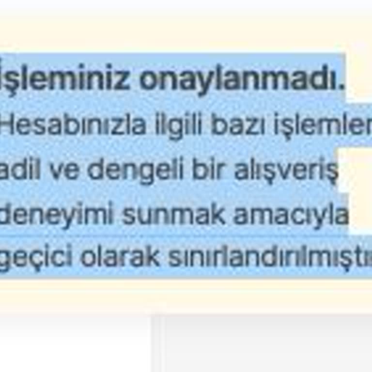 Hesabım Kısıtlandığı İçin Sipariş Veremiyor Ve Kuponumu Kullanamıyor