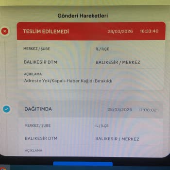 Kredi Kartım Teslim Edilmedi, Sahte Dağıtım Bildirimi