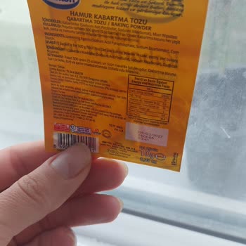 Kenton Boş Hamur Kabartma Tozu Paketi Ürün Güvenliğinde Ciddi Sorun