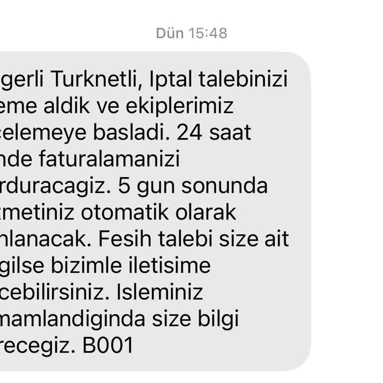 Erken Kesilen İnternet Ve Sürekli Kesintiler Nedeniyle Haksız Faturalandırma