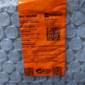 Kelebek Mobilya'da Defolu Konsol Ve Masa İçin Çözüm Talebi