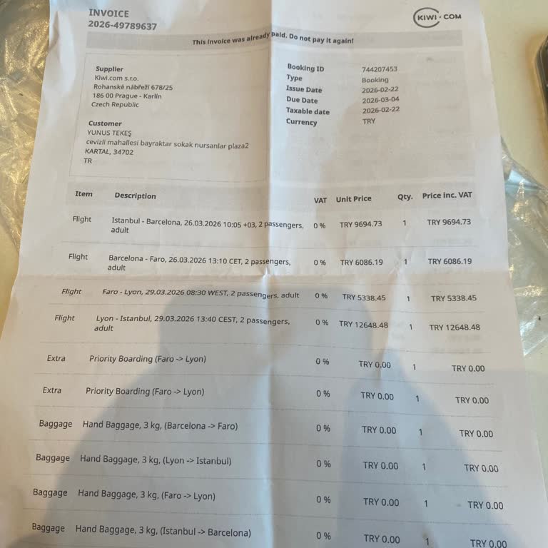 Ajet Lyon-İstanbul Uçuşunun Aniden İptali Ve İade Talebi