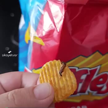 Ruffles Hijyen Problemi, İçinden Böcek Çıktı!