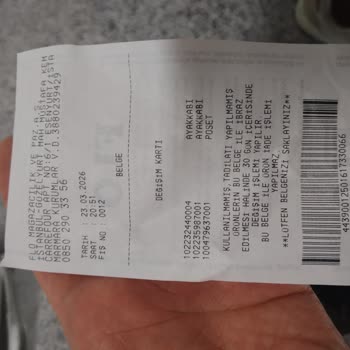 Kısa Sürede Deforme Olan Adidas Ayakkabısı İçin Ürün Değişimi Talebi