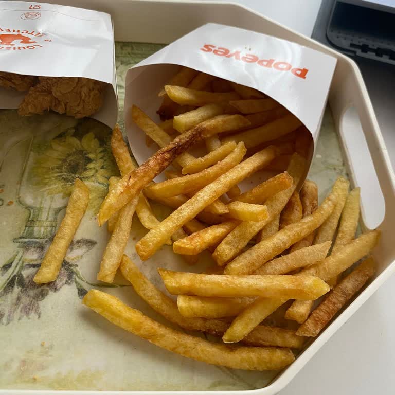 Kırıkkale Popeyes Şubesinde Küçük Patates Ve Soğuk Sipariş Üzerine Ücret İadesi Talebi