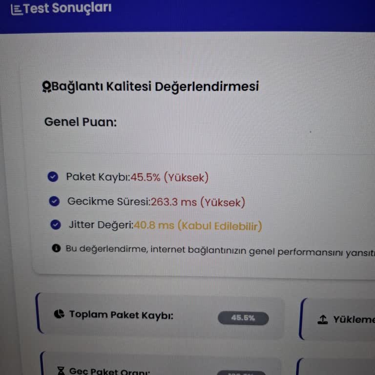 Turkcell Superonline 1000Mbps Fiberde Sürekli Paket Kaybı Ve Port Arızası
