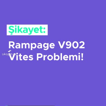 Rampage Vites Geçiş Sorunu