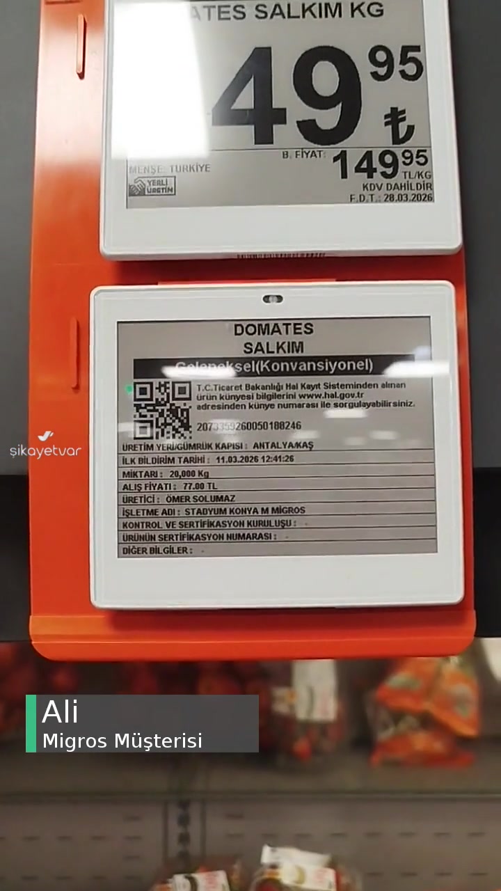 Migros Fahiş Fiyatlı Domates videonun kapak resmi
