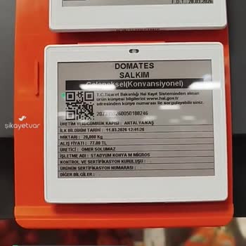 Migros Fahiş Fiyatlı Domates