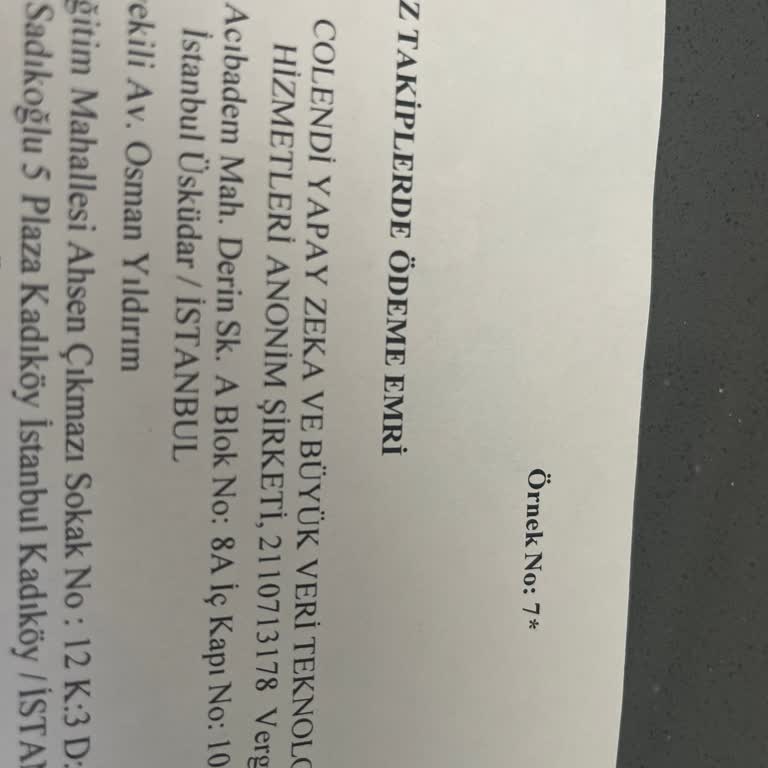 Collendi Migros Hazır Limit Borcuyla İlgili Avukat Ve Şirket İletişim Bilgilerinin Acil Talebi