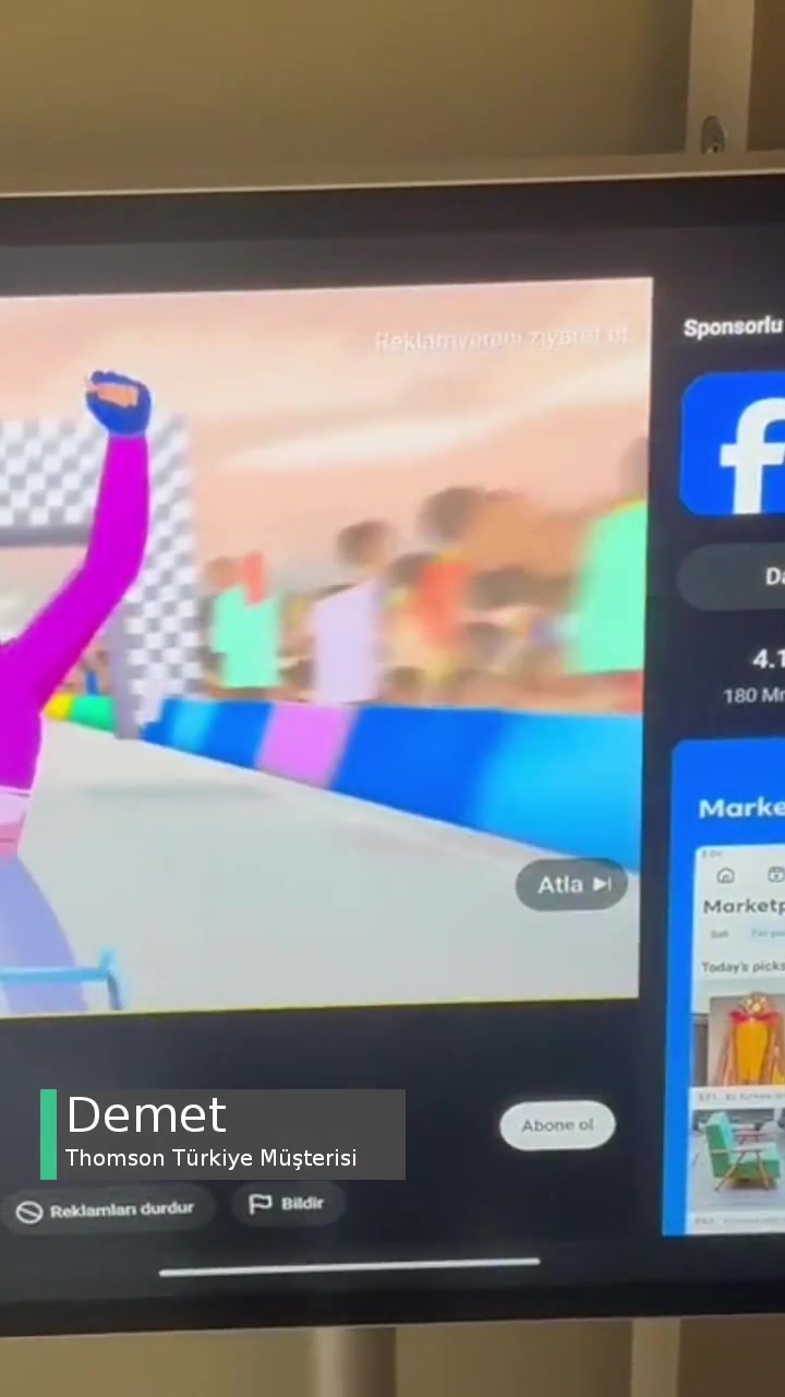 Thomson Ayaklı Tablet Ekran Kayıyor videonun kapak resmi