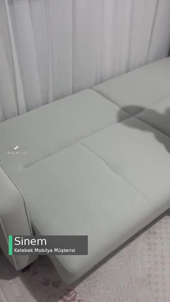 Kelebek Mobilya Noira Yataklı Üçlü Koltuk Sıkıntısı! videonun kapak resmi