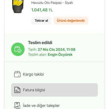 Goodyear Paspasların 30 Gün İçinde Kenarlarda Yırtılma Ve Değişim Talebi