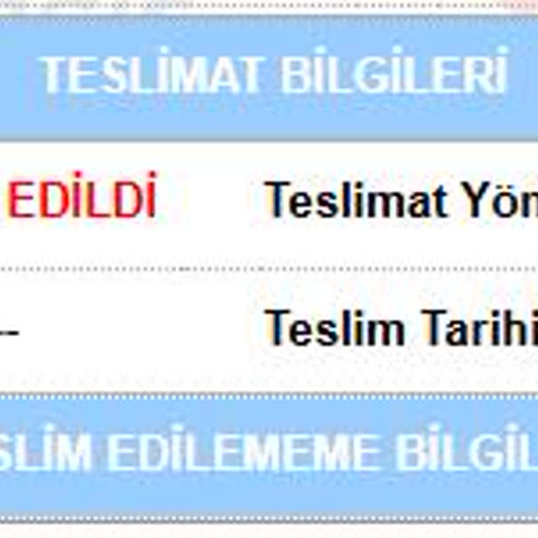 Aras Kargo Teslim Edildi Kayıtlı Olmasına Rağmen Kargo Alınmadı